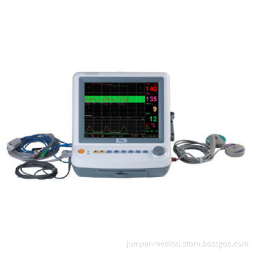 Multiparameter Maternal/Fetal Monitor, Portable Design, 12.1-inch TFT Color Screen, 152mm Printer